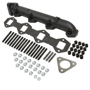 Ford F250 Performance Exhaust - Driver Side - BD Diesel - BD Diesel Driver Side Exhaust Manifold Kit with High-Silicon Ductile Casting - High Temp Black Coated - `11-`19